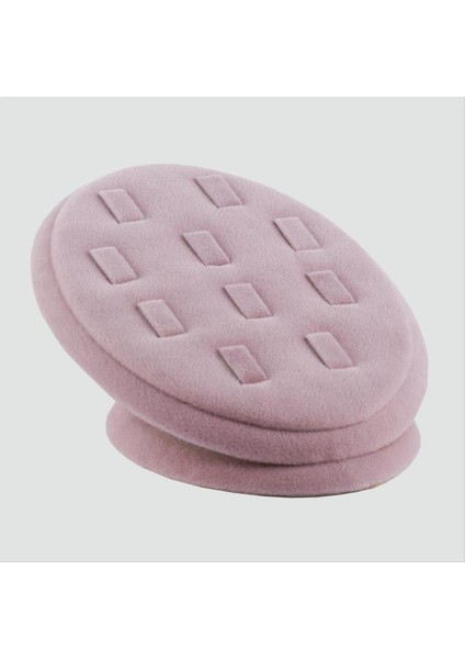 Oval Anfora Kumaş Kaplamalı Yüzük Standı