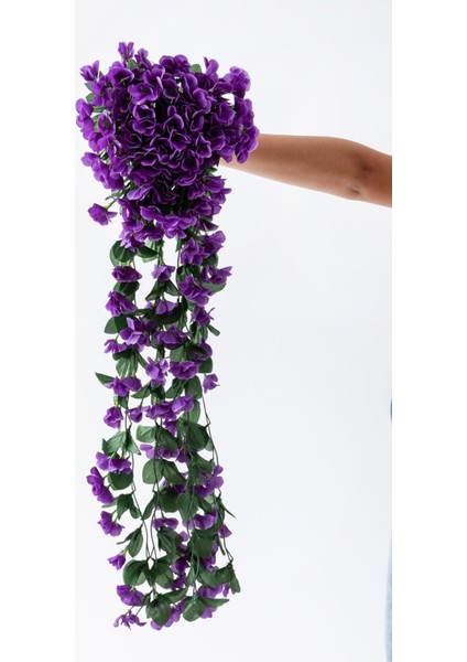 Tekno Trust Yapay Çiçek Sarkan Begonvil Çiçeği 75 cm 22 Dal