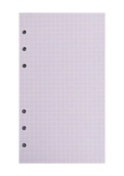 Kafes (Mor)-A6 A5A6 Planlayıcı Günlük Kağıt Içi Yenileme Defter Organizatör Boş Çizgili Karelendirme (Yurt Dışından)