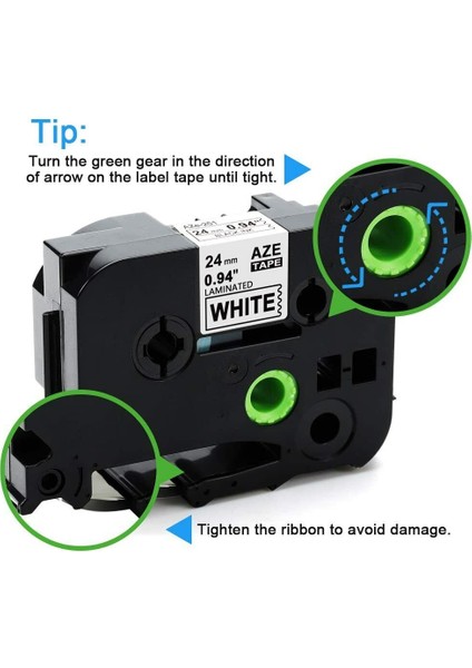 Brother P-Touch P - Için Siyah Beyaz Tz 251 TZE251 Etiket Şeridi (Yurt Dışından) fiyatları