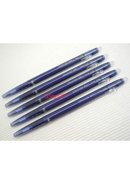 Pilot Frixion Ball Slim Silinebilir Rollerball Jel Mürekkep Kalem, Mavi-Siyah (Yurt Dışından)