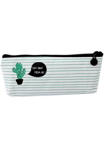 Bir Kaktüs Okul Kırtasiye Çantası Kozmetik Organizatörü Pratik Kadın Kız Makyaj Çantası Lp (Yurt Dışından)