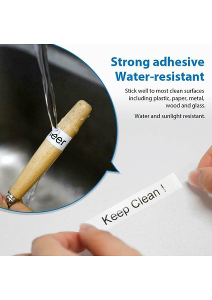 Dymo D x 23' S Labelmanager Için 5 Adet Siyah Beyaz Etiket Bantı (Yurt Dışından) modelleri