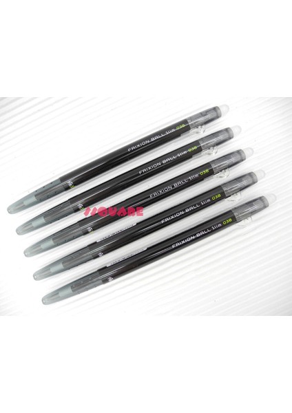 10 x Pilot Frixion Ball Sli Silinebilir Rollerball Kalem, Siyah (Yurt Dışından)