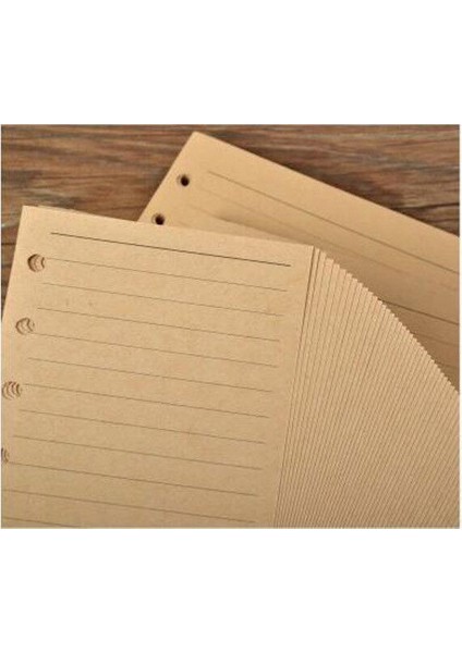 Kurallı Stil A7 B5A5A6A7 Kraft Kağıt Planlayıcı Günlük Not Defteri Içi Yenileme Not Defteri Organizatörü (Yurt Dışından) fırsatları