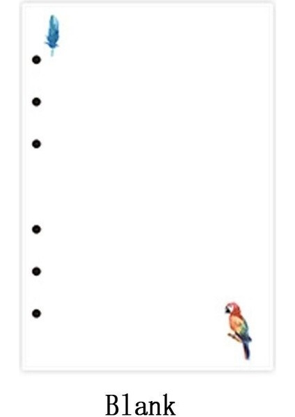 Boşluk A5 Çok Renkli Planlayıcı Günlük Içi Yenileme Programı Organizatör Plaeet Kağıdı (Yurt Dışından)