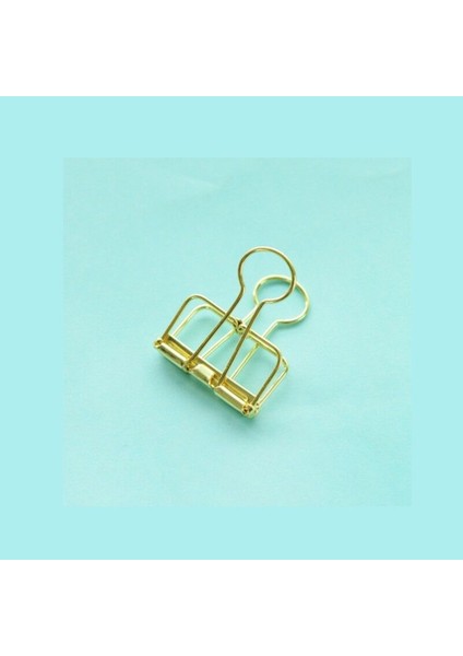 S (40*19*5mm) Stili Altın Çelik Tel El Sanatları Kağıt Fotoğraf Asma Kırtasiye Dosya Hollow Metal Bağlayıcı Kelepçeler (Yurt Dışından)