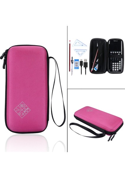 Pembe Texas Instruments Tı-84 Plus Ce Hesap Makinesi Için Saklama Taşıma Sert Kılıf Çanta Kılıf (Yurt Dışından)