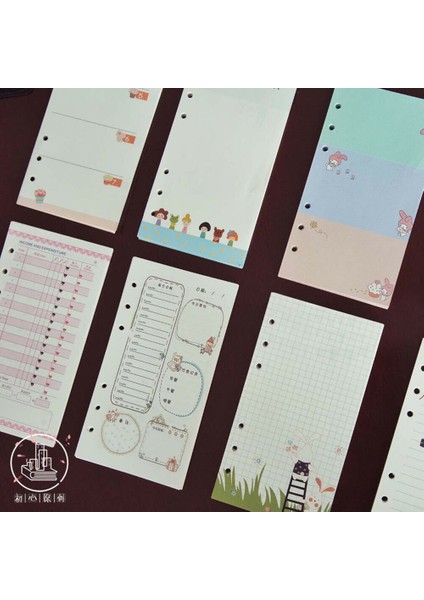 Buzlu Bölücüler Tarzı A5 Renkli Karikatür Ajanda Takvim Içi Dolgu Kağıt Defter Günlük Planlayıcı #js (Yurt Dışından)