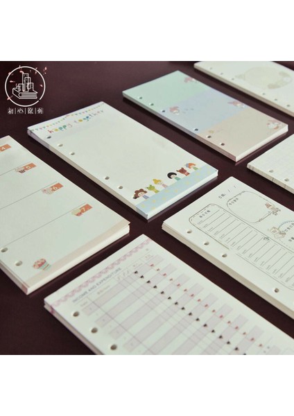 Buzlu Bölücüler Tarzı A5 Renkli Karikatür Ajanda Takvim Içi Dolgu Kağıt Defter Günlük Planlayıcı #js (Yurt Dışından)