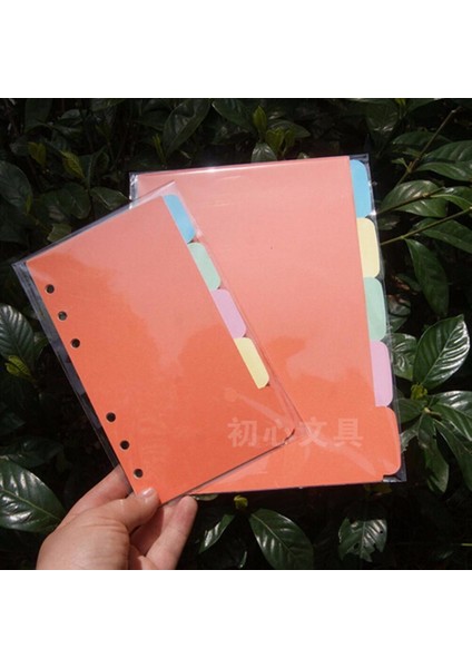 A5 5 Adet A5A6A7 Indeks Çok Renkli Sekmeli Bölücü Takviye Defter Planlayıcı (Yurt Dışından)