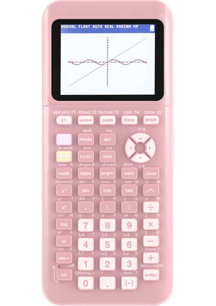 Şeffaf Pembe Texas Instruments Tı-84 Plus Ce Hesap Makinesi Kılıfı Silikon Tam Kapak Kabuk (Yurt Dışından)