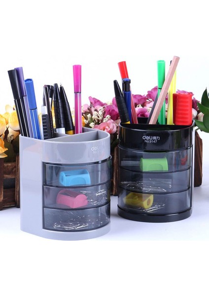 Ofis Masa Düzenleyici Masaüstü Kalemlik Konteyner Depolama Kutusu 3 Çekmeceli (Yurt Dışından) fiyatları