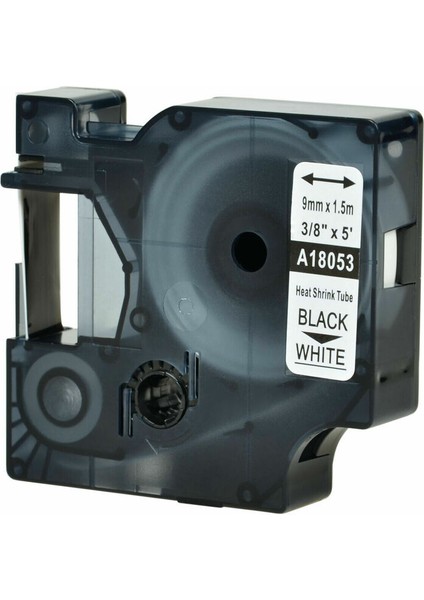 Beyaz Üzerine Siyah 9mm Stili 2pk Dymo Rhino Beyaz Sarı mm Isıyla Büzüşen Tüp (Yurt Dışından)
