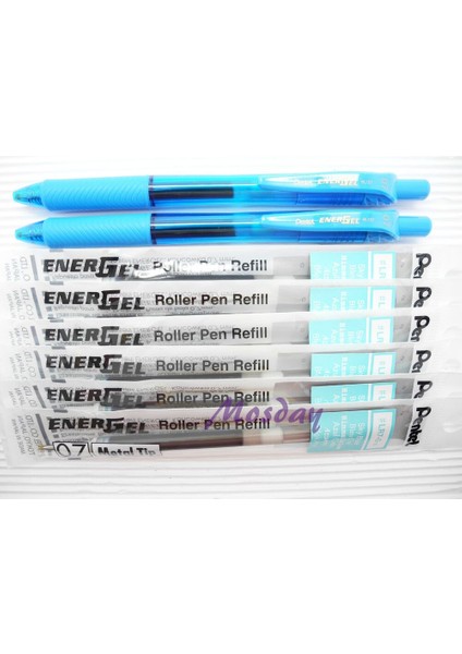 Pentel BL107 Energel Ince Uçlu Tükenmez Kalem + 6 Yedek, Pink (Yurt Dışından) fiyatları