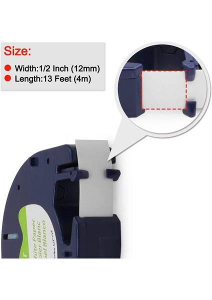 Dymo Letratag Etiket Şeridi Dolum x Paket (Yurt Dışından) modelleri