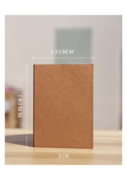 Yeni 32K Vintage Kahverengi Kapak Boş Kraft Kağıt Defter Günlük Not Defteri Kitap (Yurt Dışından) fiyatları