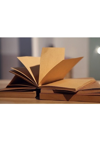 Yeni 32K Vintage Kahverengi Kapak Boş Kraft Kağıt Defter Günlük Not Defteri Kitap (Yurt Dışından) modelleri