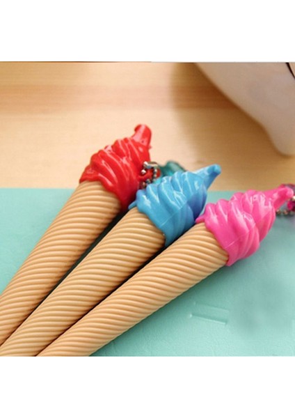 Yaratıcı Sevimli Dondurma Şekilli Siyah Mürekkepli Tükenmez Kalem Ofis Okul Hediye Yeni (Yurt Dışından) fiyatları