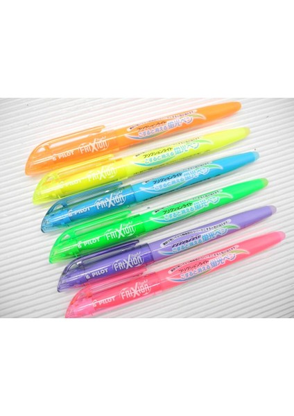6 Renkli Pilot SFL-60SL-6C Frixion Silinebilir Fluoresan Kalemler Highlighter Vurgulayıcılar (Yurt Dışından)