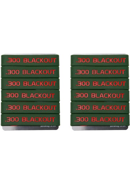 Yeşil-Kırmızı 12'li Paket Aolameg Siyah Dergi Bandı Paketi - Dergiler Için Kauçuk Bantlar (Yurt Dışından)