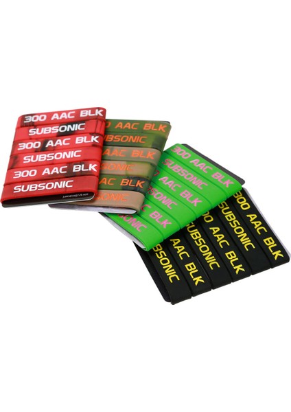 Yeşil-Kırmızı 12'li Paket Aolameg Siyah Dergi Bandı Paketi - Dergiler Için Kauçuk Bantlar (Yurt Dışından) fırsatları