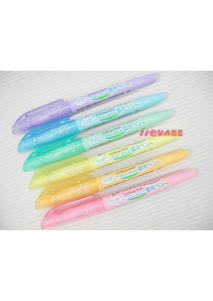 6 Yumuşak Renkli Set, Pilot Frixion Light Silinebilir Fluoresan Kalem Vurgulama Kalemleri (Yurt Dışından)
