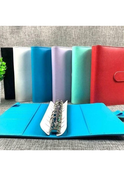 Yeşil A6 Pu Deri Defter Bağlayıcı Bütçe Planlayıcı Organizatör Bağlayıcı Halka 6 Kapak Q4X8 (Yurt Dışından) fiyatları