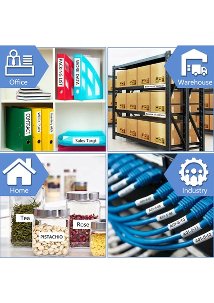 12MM TZ231 TZE231 Brother P-Touch Uyumlu Beyaz ZT231 Etiket Şeridi Siyah Baskı (Yurt Dışından) modelleri