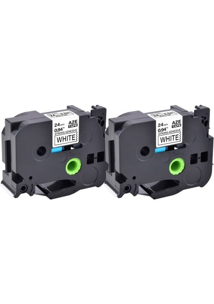 Brother P-Touch Ptpc Için Siyah Beyaz Etiket Şeridi - 2pk ZS251 TZES251 (Yurt Dışından)