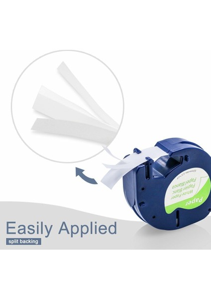 Dymo Etiket Makinesi Şeridi ile Uyumlu 12MM 7pk Lt Dymo Letratag Yedekleri (Yurt Dışından) fiyatları