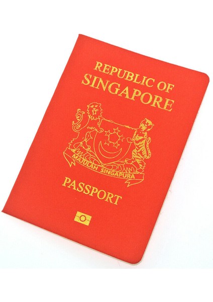 Singapur Yeni Pasaport Defteri Taklit Seyahat Günlüğü Öğrenci Hediyesi (Yurt Dışından)