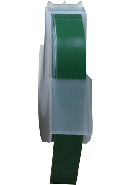 Yeşil Dymo Motex Etiket Makinesi Kabartma Yedek Bandı 9mm*3m Renkli N1 (Yurt Dışından)