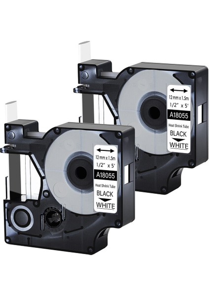 Dymo Rhino Isı Büzüş Tüp Endüstri Etiket Bantı X5' 2pk (Yurt Dışından)
