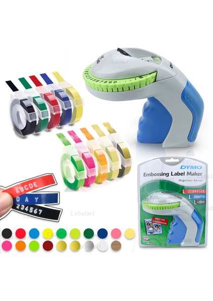 (8) 5 Siyah Bant Dymo Omega Ev Kabartmalı Etiket Makinesi Veya Uyumlu 3D Kabartmalı Etiket Bantı 9mm (Yurt Dışından) fiyatları