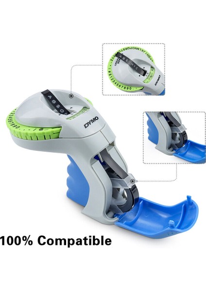 (8) 5 Siyah Bant Dymo Omega Ev Kabartmalı Etiket Makinesi Veya Uyumlu 3D Kabartmalı Etiket Bantı 9mm (Yurt Dışından) modelleri