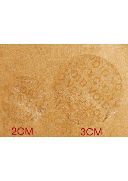 3cm 160X Şeffaf Sticker Baskı Garantisi Boşa Çıkarma Koruma Sticker Ofis Etiketi (Yurt Dışından) fırsatları