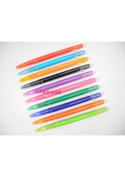 Pilot Frixion Ball Sli Silinebilir Jel Mürekkepli Kalem, 10 Renk (Yurt Dışından)
