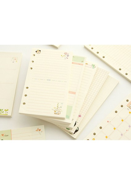 A6 Style Buzlu Bölücüler Renkli Ay Hafta Çizgili Planlayıcı Defter Takvim Ajandası Doldurma Programı Organizatör (Yurt Dışından) modelleri