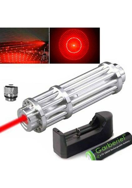 1000 Mil Red Lazer Işaretçi Kalemi Görünür Işın Işık Yakınlaştırma Odaklama Lazer (Yurt Dışından)