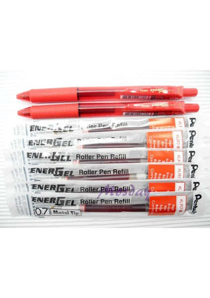 Pentel BL107 Energel Ince Uçlu 2 Rulo Kalem + 6 Yedek, Yeşil (Yurt Dışından) modelleri