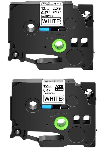 Brother P-Touch PT-D200G Için Siyah Beyaz Etiket Şeridi 2pk TZE231 TZ231 (Yurt Dışından)