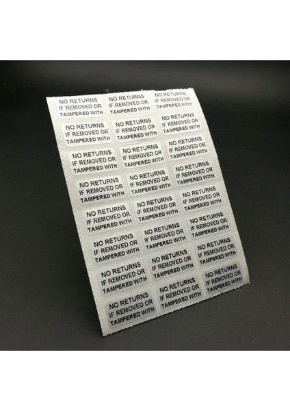 500 Garanti Etiketi Çıkarılırsa Iade Kabul Edilmez Mühürlü Sticker 20MM x 10MM (Yurt Dışından) fiyatları