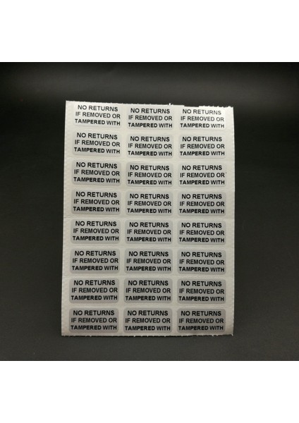 500 Garanti Etiketi Çıkarılırsa Iade Kabul Edilmez Mühürlü Sticker 20MM x 10MM (Yurt Dışından) modelleri