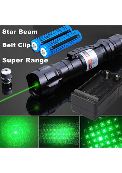 990 Milim Yeşil Lazer Işaretçi Kalem Gökyüzü Astronomi Yıldız Işını Şarj Edilebilir Lazer (Yurt Dışından)