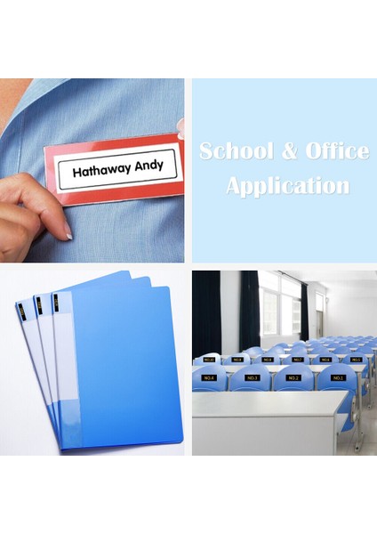 Kırmızı 91333 Üzerine Siyah Dymo Letratag Lazer Beyaz Sarı Etiket Şerit Dolumları (Yurt Dışından) modelleri