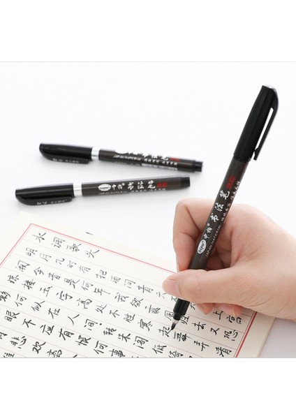 Kalın Fırça Ucu Siyah Kaligrafi Sanatı Çizim Scrapbooking Japon Marker Yumuşak Uç (Yurt Dışından) modelleri
