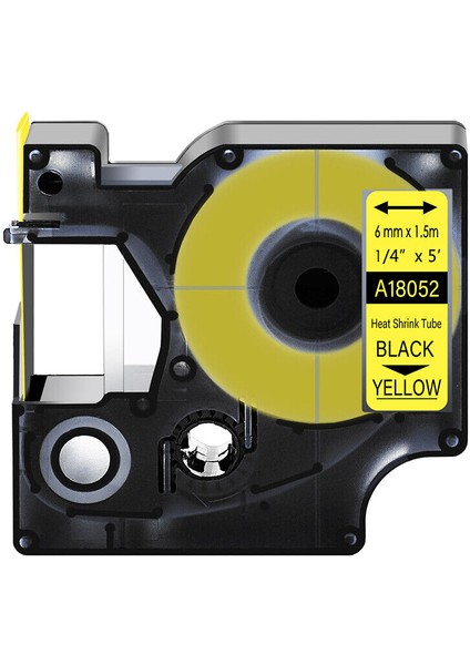 Dymo Rhino Isı Daralan Tüp Endüstriyel Etiket Bantı 6mm*1.5m (Yurt Dışından) modelleri