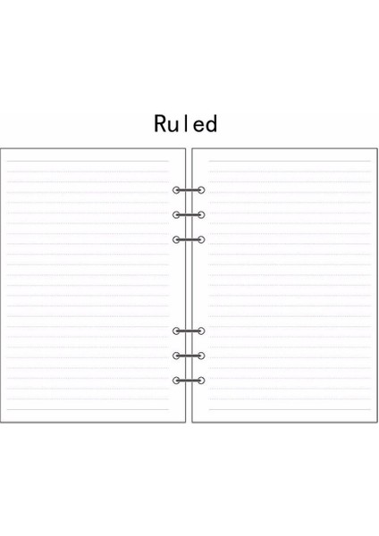 A7 Stili Kurallı A5A6A7 Planlayıcı Günlük Takvim Içi Yenileme Programı Organizatör Plaeet Notları #uk (Yurt Dışından)
