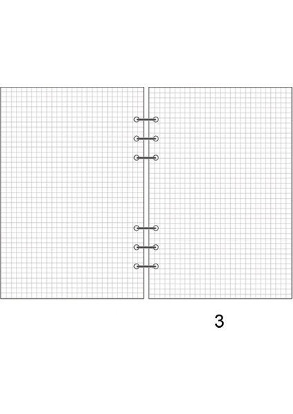 A7 Stili Kafes Defter Dergi Günlük Gevşek Yaprak Dolgu Kağıdı El Yazması Kraft A5 A6 A7 (Yurt Dışından)